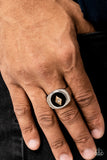 Alumni - Paparazzi Accessories - Black Men's Ring