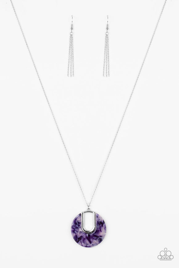 Setting The Fashion - Paparazzi Accessories - Purple Necklace