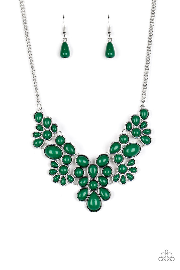 Bohemian Banquet - Paparazzi Accessories -  Green Necklace