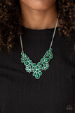 Bohemian Banquet - Paparazzi Accessories -  Green Necklace