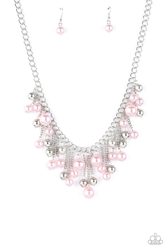 Buy Sri Jagdamba Pearls Peach & Pearl White Necklace & Earring Set Online  At Best Price @ Tata CLiQ