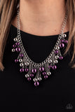 City Celebrity - Paparazzi Accessories - Purple Pearl Necklace