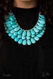 The Amy - Paparazzi Accessories - Blue Turquoise Zi Collection