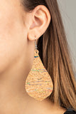 Cork Coast - Paparazzi Accessories - Multi Earrings