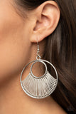 Really High-Strung - Paparazzi Accessories - Silver Earrings