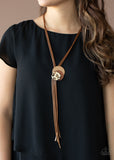 I'm FELINE Good - Paparazzi Accessories - Brown Gold Necklace