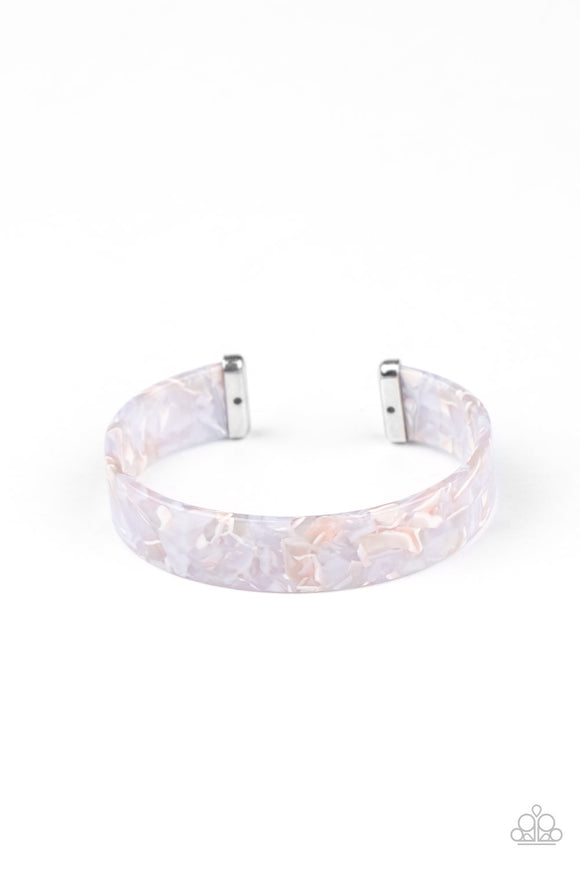 Pink Marble Cuff Bracelet