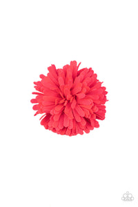 Textured neon pink petals layer into a bouncy blossom for a vibrant fashion. Features a standard hair clip on the back.  Sold as one individual hair clip.