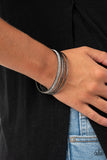 Heap It On - Paparazzi Accessories - Black Bangle Bracelet