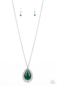 You Dropped This - Paparazzi Accessories - Green Necklace