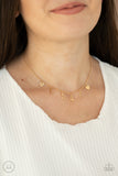 Love Conquers All - Paparazzi Accessories - Gold Necklace