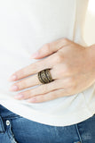 FRILLED To Be Here - Paparazzi Accessories - Brass Ring