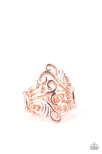 Voluptuous Vines - Paparazzi Accessories - Copper Ring