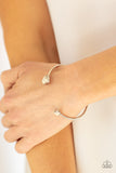 Romantically Rustic - Paparazzi Accessories - White Bracelet