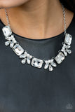 Long Live Sparkle - Paparazzi Accessories - White Rhinestone Necklace