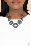 Industrial Envy - Paparazzi Accessories - Black Necklace