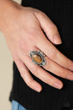 Can You SEER What I SEER - Paparazzi Accessories - Brown Cat's Eye Ring