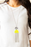 Color Me Neon - Paparazzi Accessories - Yellow Necklace