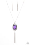 Timeless Talisman - Paparazzi Accessories - Purple Necklace