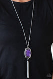 Timeless Talisman - Paparazzi Accessories - Purple Necklace