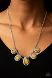 Everlasting Enchantment - Paparazzi Accessories - Yellow Moonstone Necklace