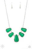 Newport Princess - Paparazzi Accessories - Green Necklace