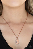 Faith Over Fear - Paparazzi Accessories - Copper Necklace