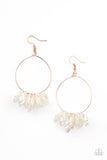 Sailboats and Seashells - Paparazzi Accessories - Copper Earrings