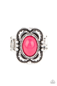 Vivaciously Vibrant - Paparazzi Accessories - Pink Ring