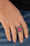 Vivaciously Vibrant - Paparazzi Accessories - Pink Ring