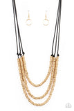 RING to Reason - Paparazzi Accessories - Gold Necklace