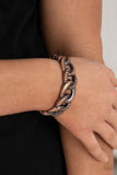 Bold Move - Paparazzi Accessories - Copper Bracelet