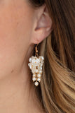 Bountiful Bouquets - Paparazzi Accessories - Gold Earrings