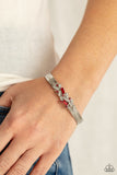 A Chic Clique - Paparazzi Accessories - Red Bracelet