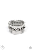 Scintillating Smolder - Paparazzi Accessories - Silver Ring