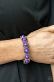 Polished Promenade - Paparazzi Accessories - Purple Bracelet