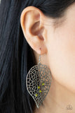 Seasonal Showcase - Paparazzi Accessories - Green Leaf Earrings