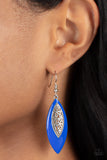 Venetian Vanity - Paparazzi Accessories - Blue Earrings