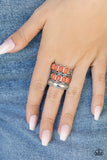 Mojave Monument - Paparazzi Accessories - Orange Ring