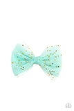 Twinkly Tulle - Paparazzi Accessories - Green Hair Clip