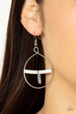 Free Bird Freedom - Paparazzi Accessories - White Earrings