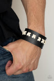 Metro Mustang - Paparazzi Accessories - Black Bracelet