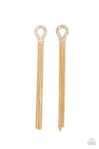 Dallas Debutante - Paparazzi Accessories - Gold Earrings