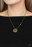 Live The Life You Love - Paparazzi Accessories - Brass Necklace