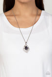 Dauntless Demure - Paparazzi Accessories - Purple Necklace