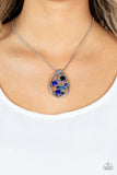 Seasonal Sophistication - Paparazzi Accessories - Blue Necklace