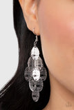 Cross It Off My List - Paparazzi Accessories - Silver Earrings