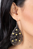 Delightfully Daisy - Paparazzi Accessories - Yellow Earrings