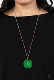 Prairie Picnic - Paparazzi Accessories - Green Neckalce