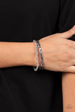 Just a Spritz - Paparazzi Accessories - Silver Bracelet